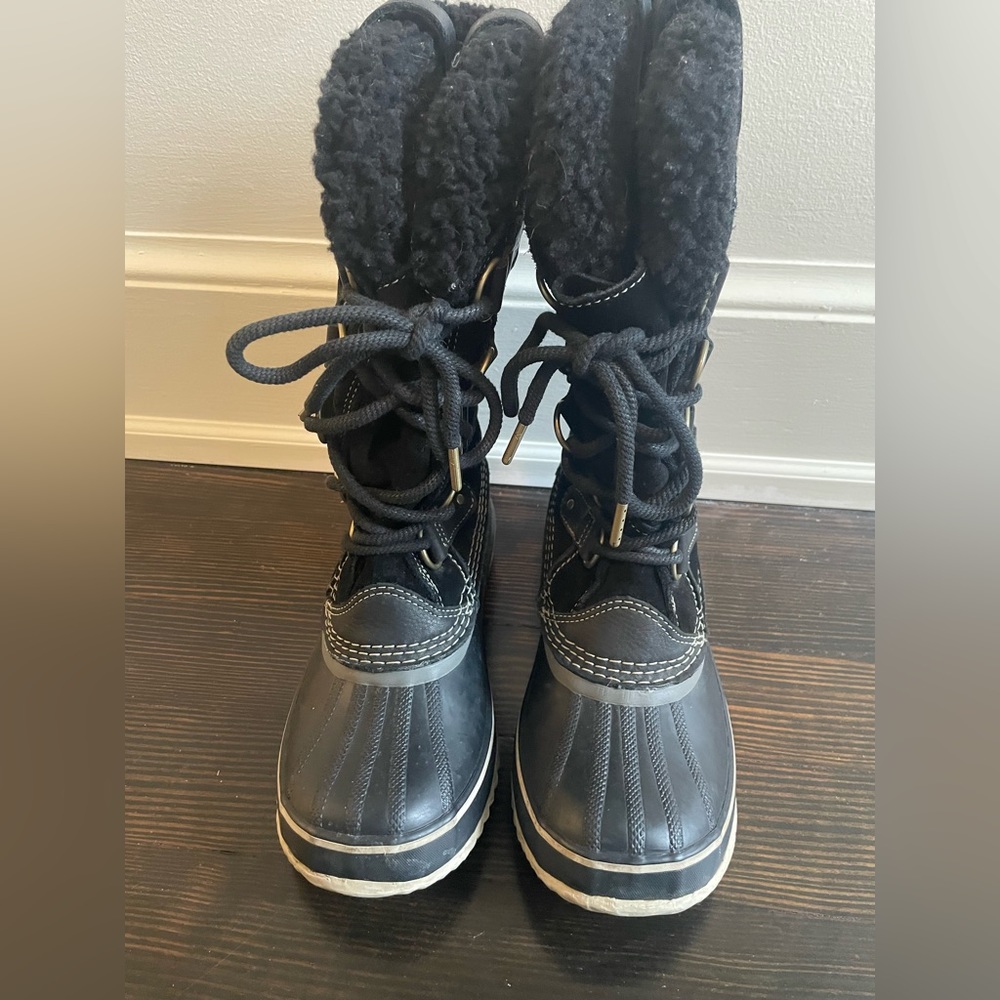 Black Suede Joan of Artic Sorel Boots